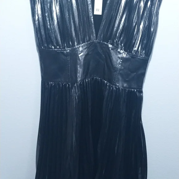 Banana Republic Sleeveless Gunmetal Mini Dress - Picture 2 of 13